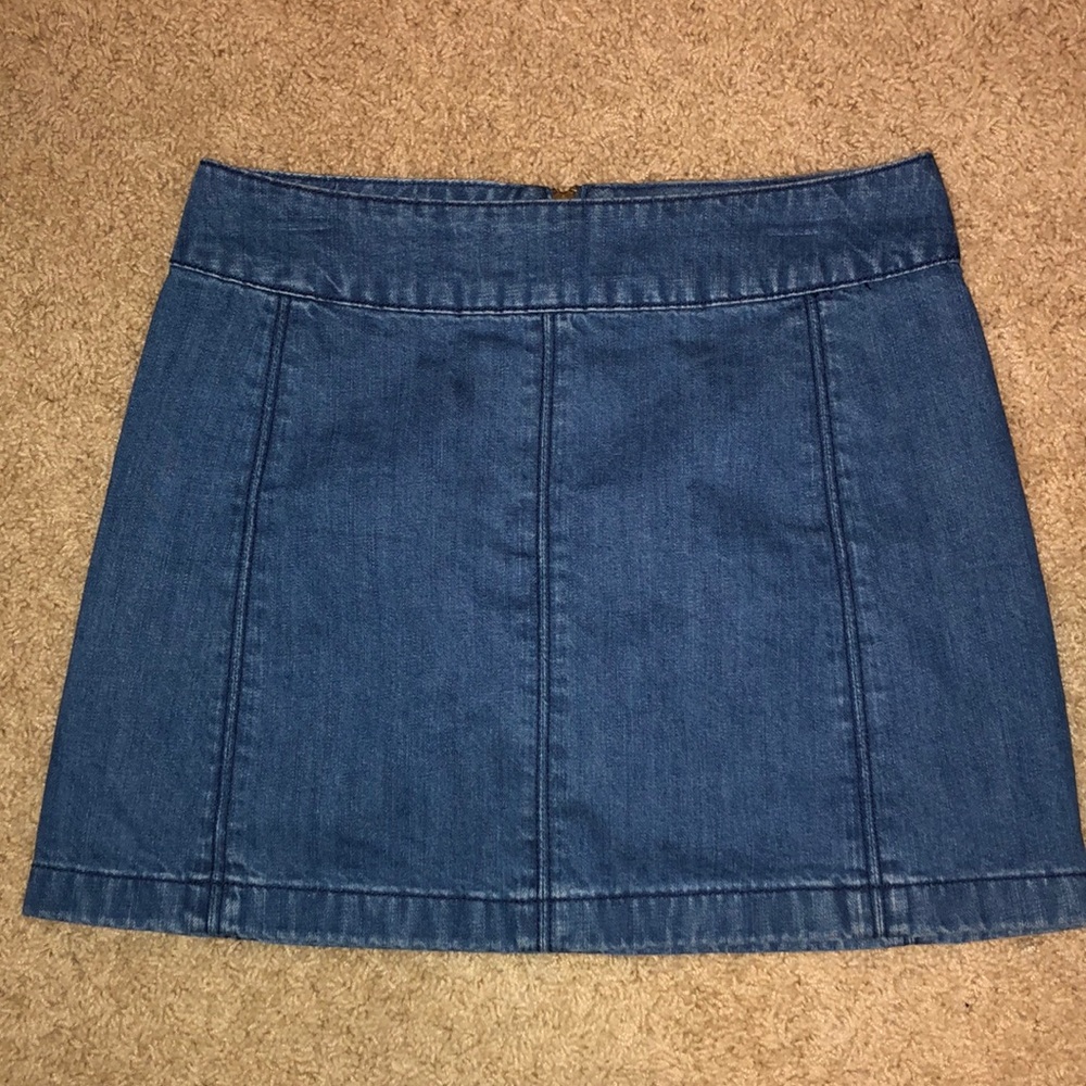 Free People denim skirt size 8